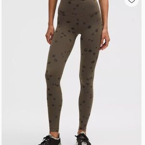 Lululemon Wonder Train Floral Patterned Leggings nwt 6